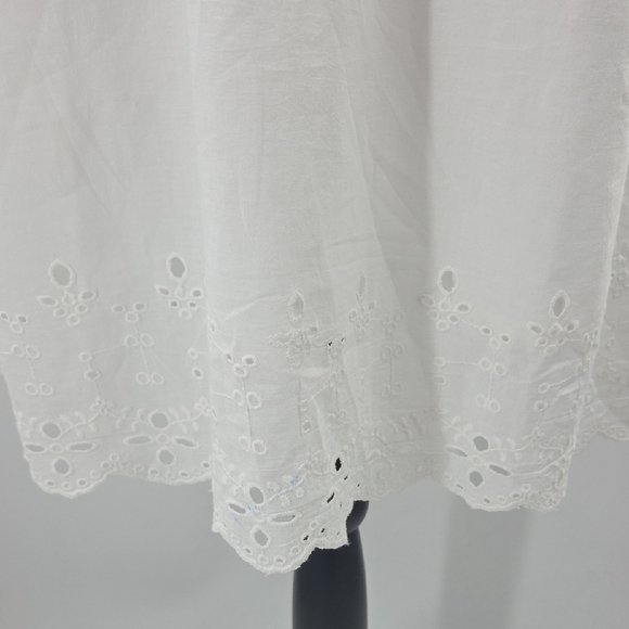 H&M White Dress With Lace And  Eyelet Detail NWT - Picture 7 of 16